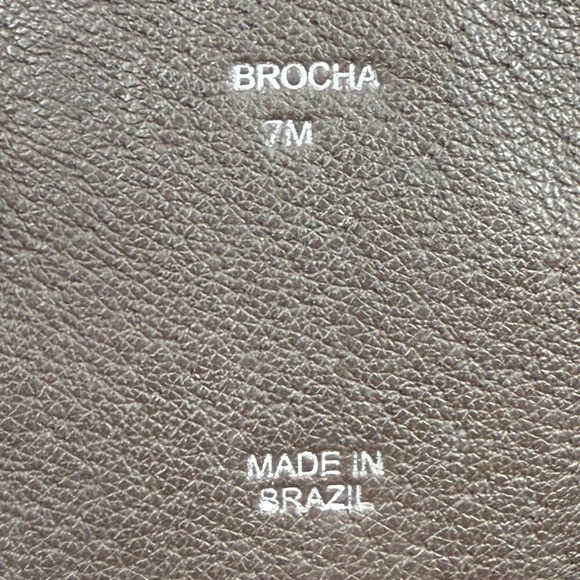 Unique Donald J. Pliner Suede Leather Knee High Riding Boots, Brown, Size 7 - Picture 5 of 10